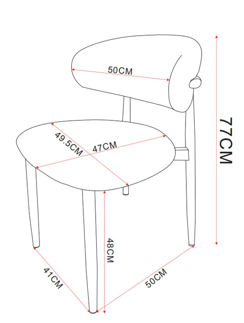 chaise BOHEME beige