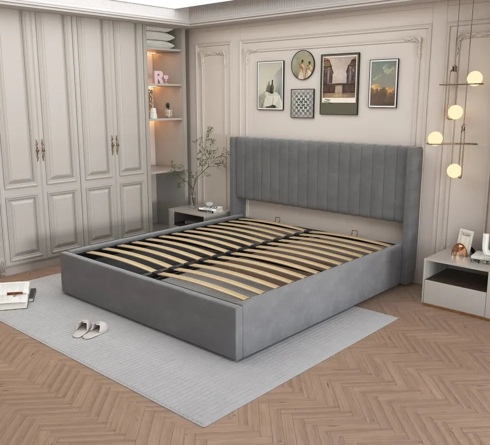 Lit double coffre CAMILLE