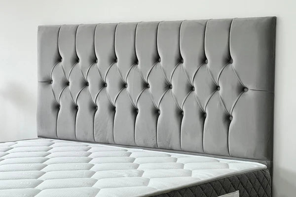 Lit coffre Hugo gris