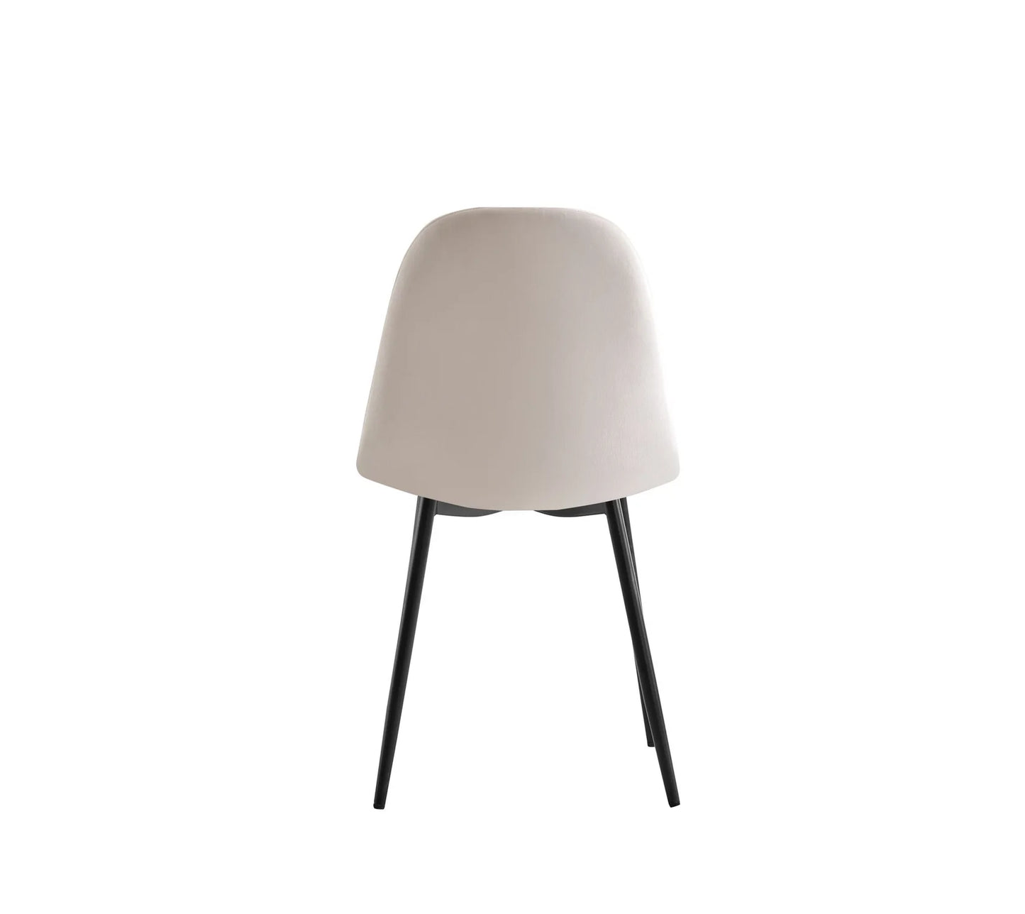 Chaise SCANDINAVE beige pied noir