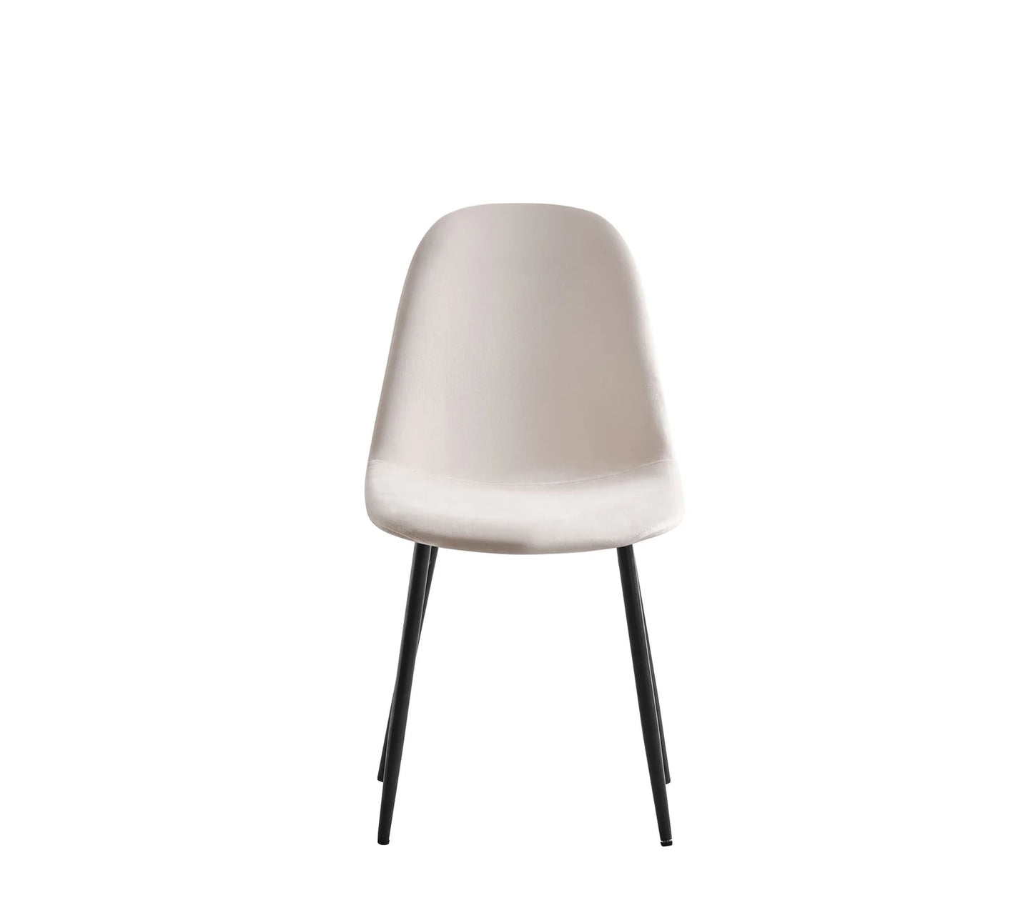 Chaise SCANDINAVE beige pied noir