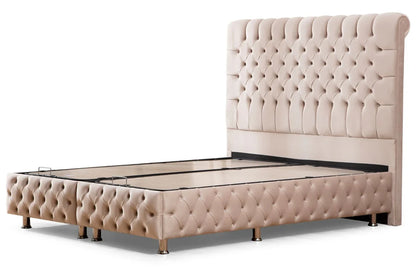 Lit coffre LUNA Beige