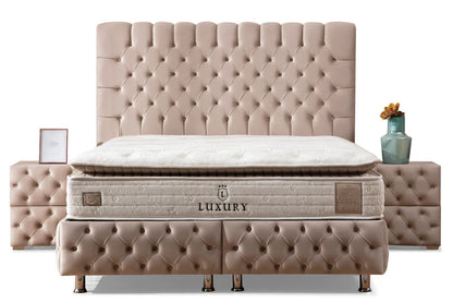 Lit coffre LUNA Beige
