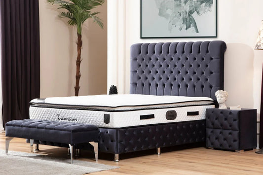 Lit coffre LUNA Anthracite