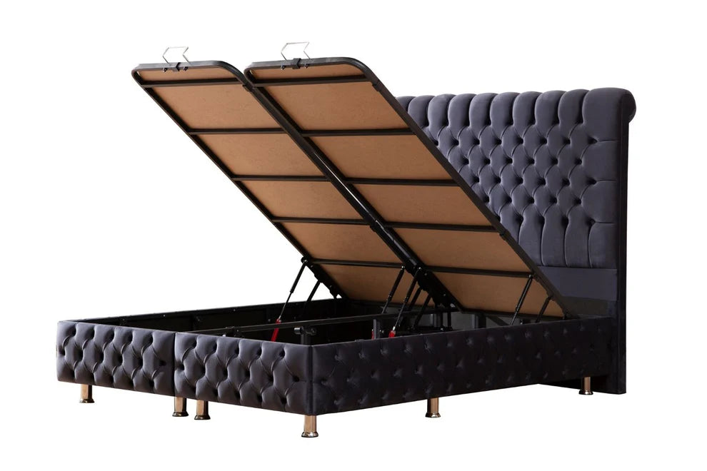Lit coffre LUNA Anthracite