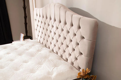Lit coffre PARIS Beige