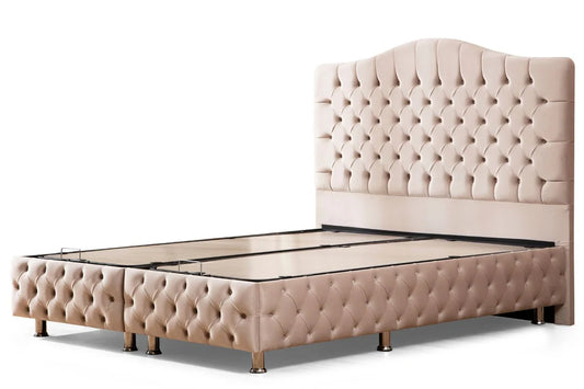 Lit coffre PARIS Beige