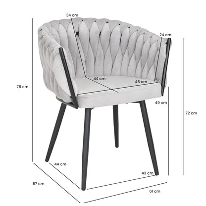 Chaise TRESSEE beige