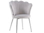 Lots de 2 chaises NYMPHEA pied argent