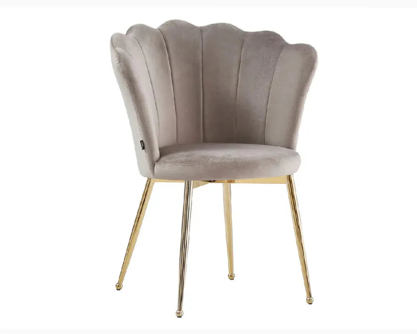 Lots 2 chaises NYMPHEA pied or