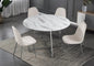 Chaise SCANDINAVE beige pied argent