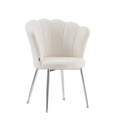 Lots de 2 chaises NYMPHEA pied argent