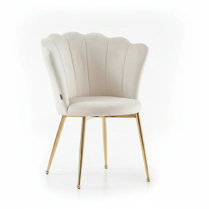 Lots 2 chaises NYMPHEA pied or