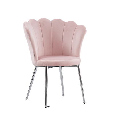 Lots de 2 chaises NYMPHEA pied argent