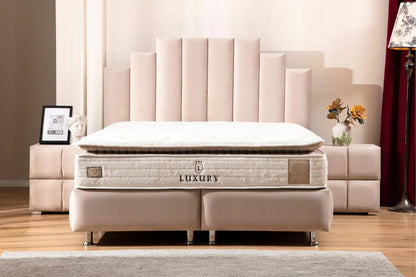 Lit coffre NATURA Beige