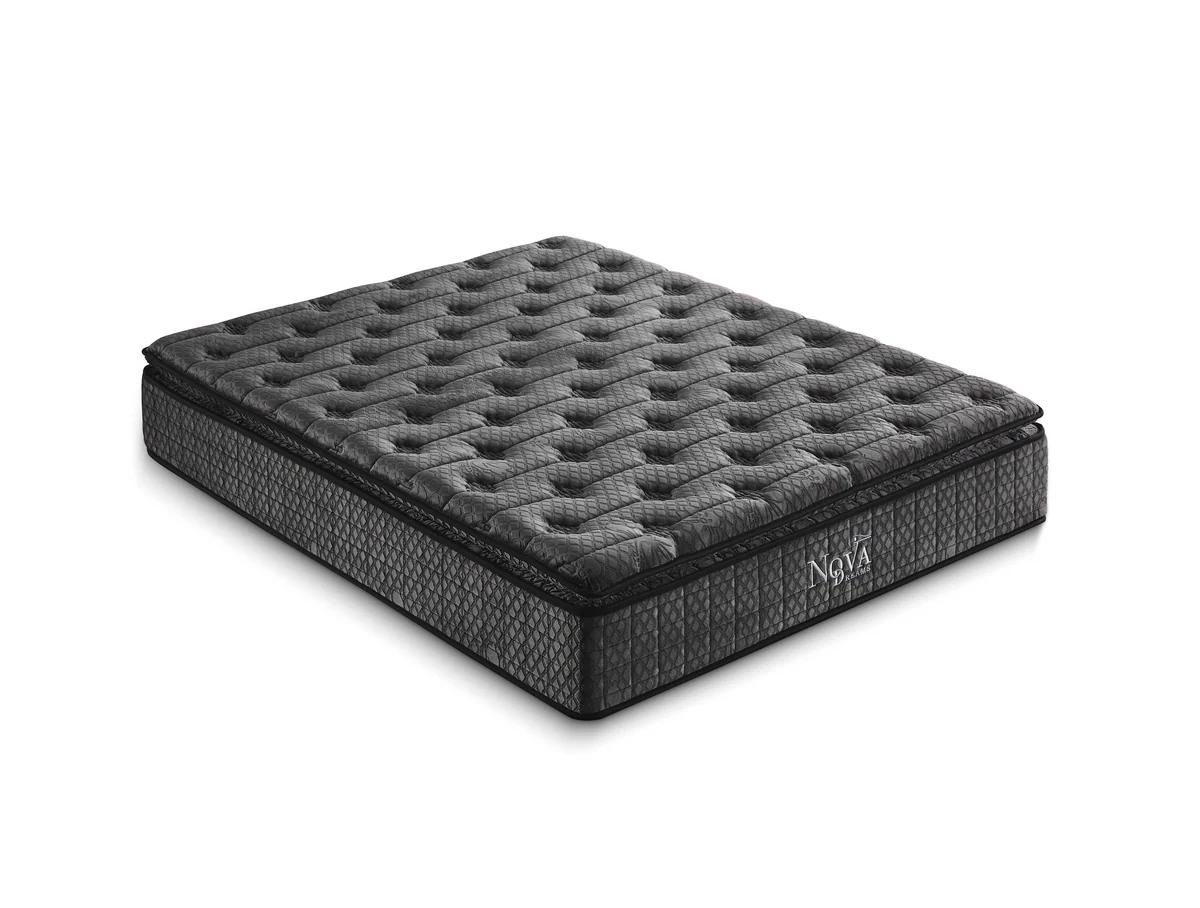 Matelas PELUCHE noir 32cm avec surmatelas