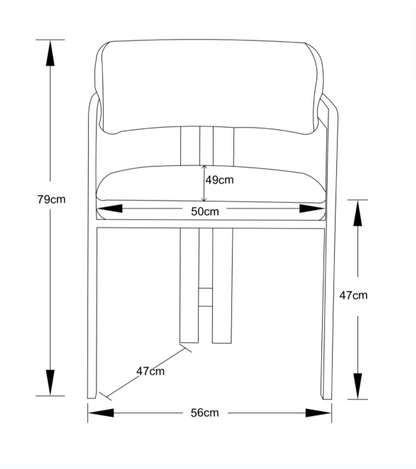 Lot de 2 Chaises MELLOW bois