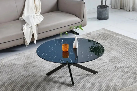 Jessy Table Basse en marbre noir