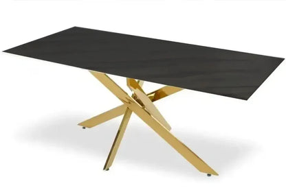 Table à Manger JESSYCA pied or