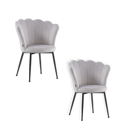 Lot 2 chaises NYMPHEA pied noir