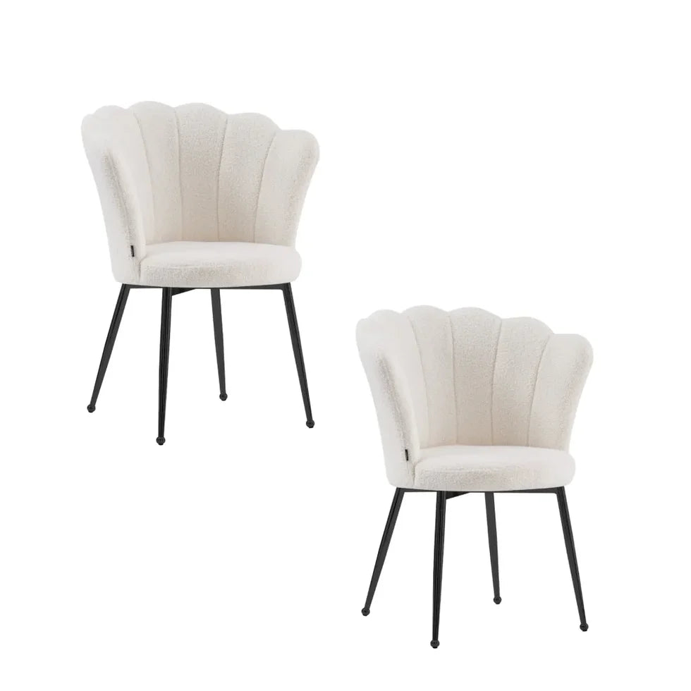 Lot 2 chaises NYMPHEA pied noir