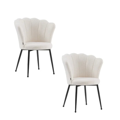 Lot 2 chaises NYMPHEA pied noir