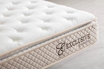 Matelas EXCLUSIVE ressort & mousse 32cm surmatelas intégré