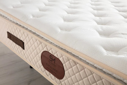 Matelas EXCLUSIVE ressort & mousse 32cm surmatelas intégré