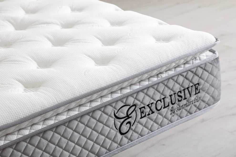 Matelas EXCLUSIVE ressort & mousse 32cm surmatelas intégré