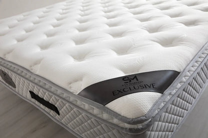 Matelas EXCLUSIVE ressort & mousse 32cm surmatelas intégré