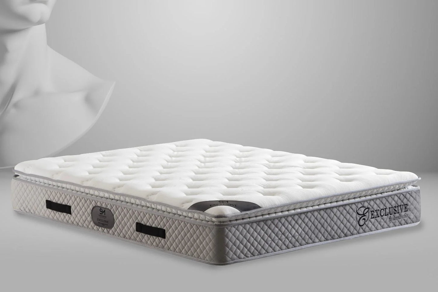 Matelas EXCLUSIVE ressort & mousse 32cm surmatelas intégré
