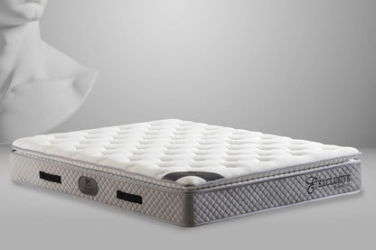 Matelas EXCLUSIVE ressort & mousse 32cm surmatelas intégré