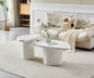 Myka Table basse Duo Blanc