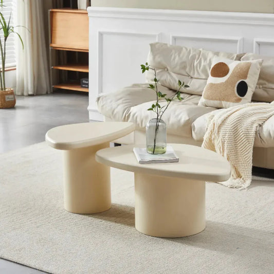 Myka Table basse Duo Beige