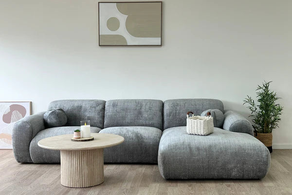 Canapé Cloud Tissu Marbella Gris Anthracite