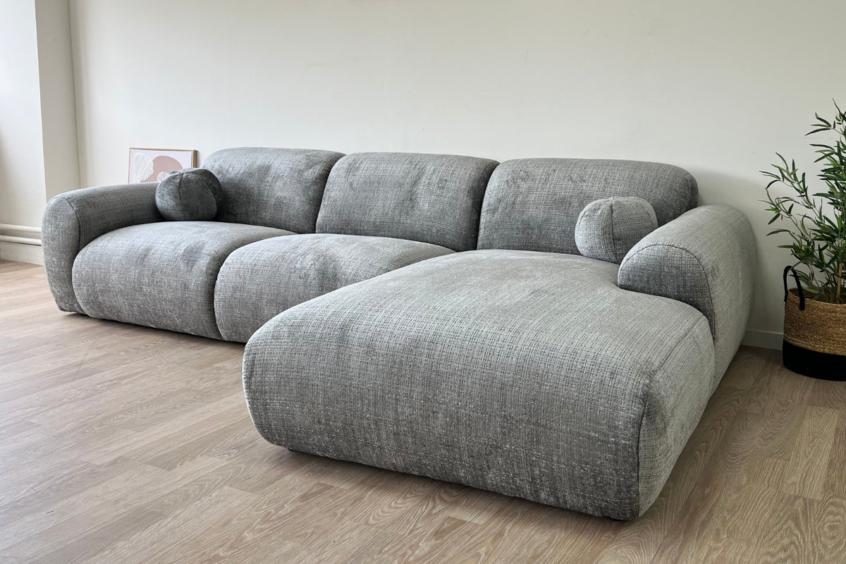 Canapé Cloud Tissu Marbella Gris Anthracite