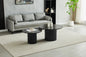 Table basse Duo bois noir