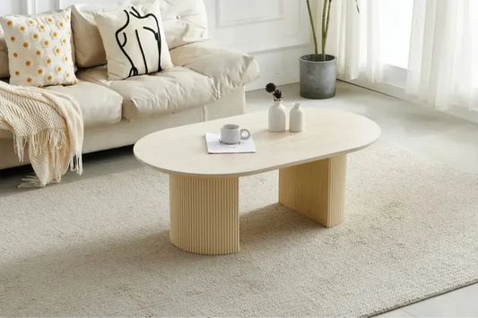 Table basse CALYPSO travertin