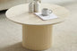 Table Basse Effet Travertin Céramique