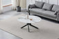 Jessy Table Basse marbre beige noir