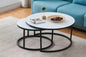 Table Basse Duo ROMI blanc noir