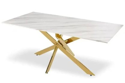 Table à Manger JESSYCA pied or