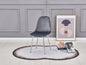 Chaise SCANDINAVE gris pied argent