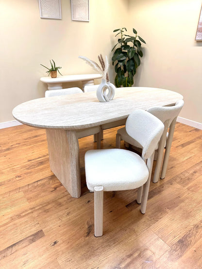 Chaise HERA travertin