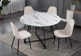 Chaise SCANDINAVE beige pied noir