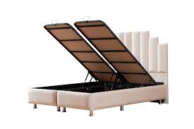 Lit coffre NATURA Beige