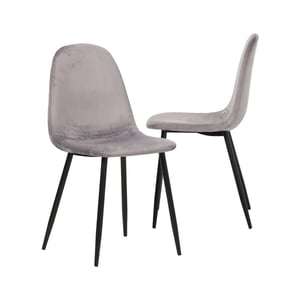 Chaise SCANDINAVE gris pied noir