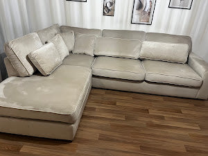 Canapé D'angle Lexus Velours Beige